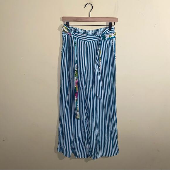 VNTG STUDIO IMAGE striped oversize pants S - Picture 3 of 6
